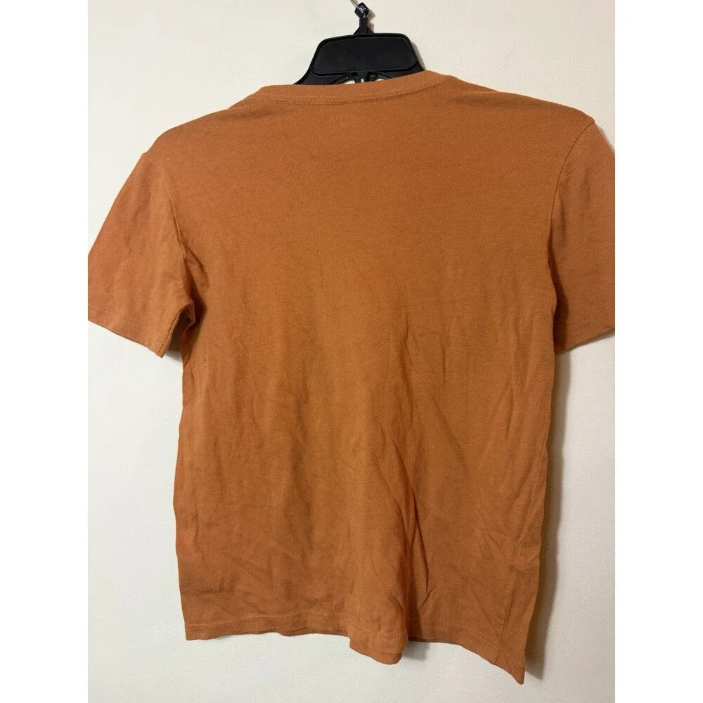 Old Navy Boys XL (14-16) Brown Space Graphic Print Short Sleeve Crew T-Shirt